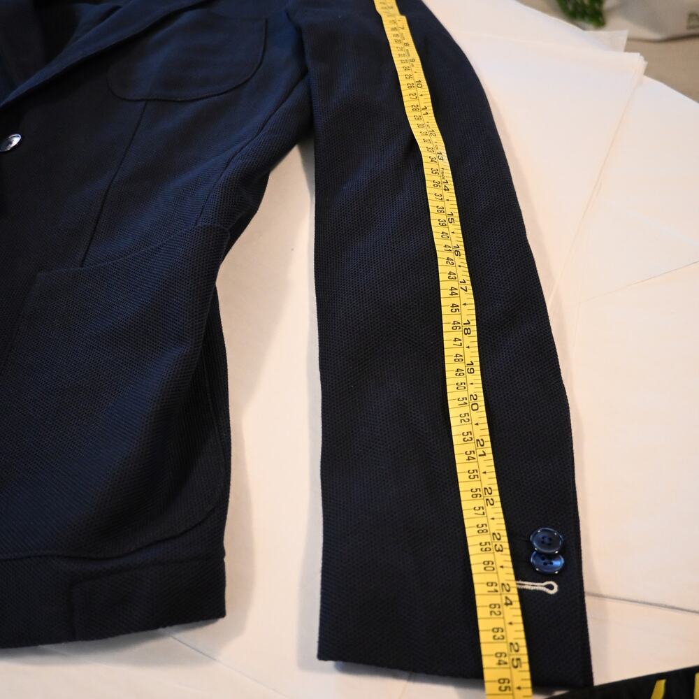 NWT: Gant Jersey Unconstructed Blazer in Evening Blue size 48 EU - Picture 11 of 13
